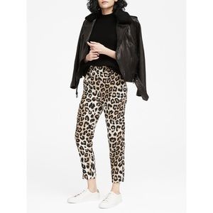 Banana Republic Hayden Leopard ankle pants